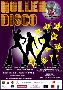 Affiche 11 janvier 2014 Roller Disco